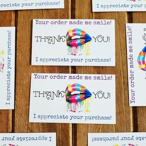 Thank You Cards Lip Gloss 50 Card 3x2

Lip Gloss L